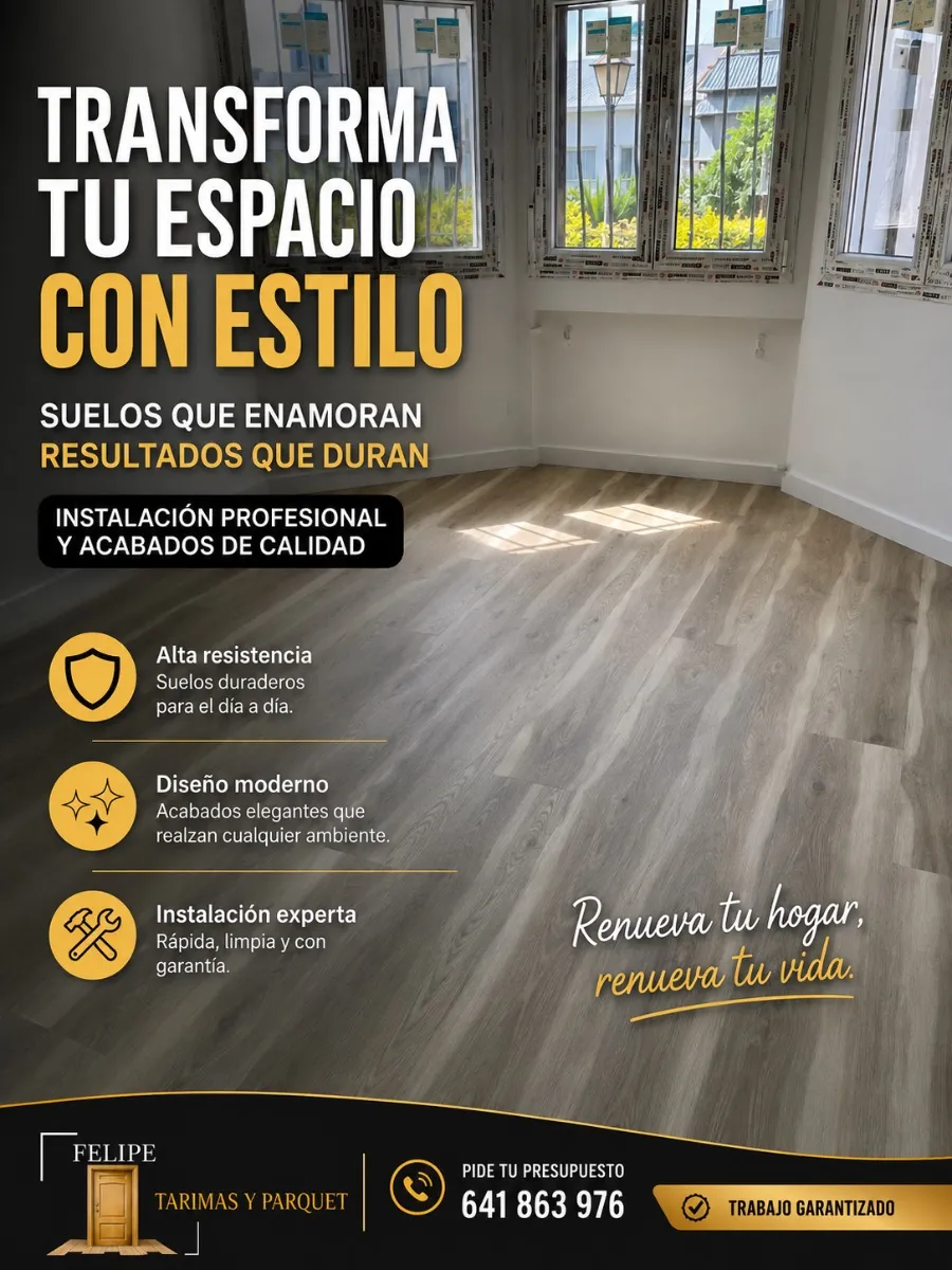 Instalación de suelo laminado y rodapiés - Otro tipo de trabajo