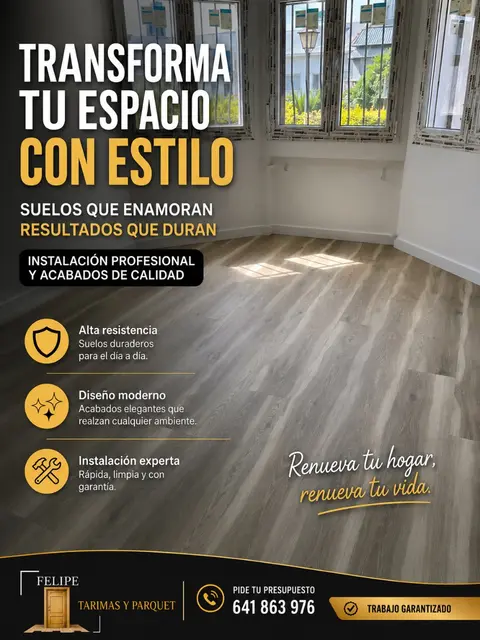 Instalación de suelo laminado y rodapiés - Otro tipo de trabajo
