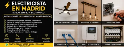 Electricista con experiencia en Madrid. - Urgencias 24h